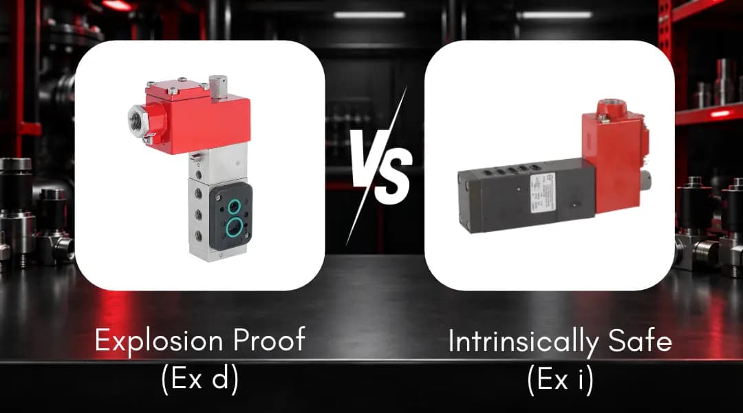 Explosion-Proof (Ex d) vs Intrinsically Safe (Ex i): Which Solenoid Valve Should You Choose?