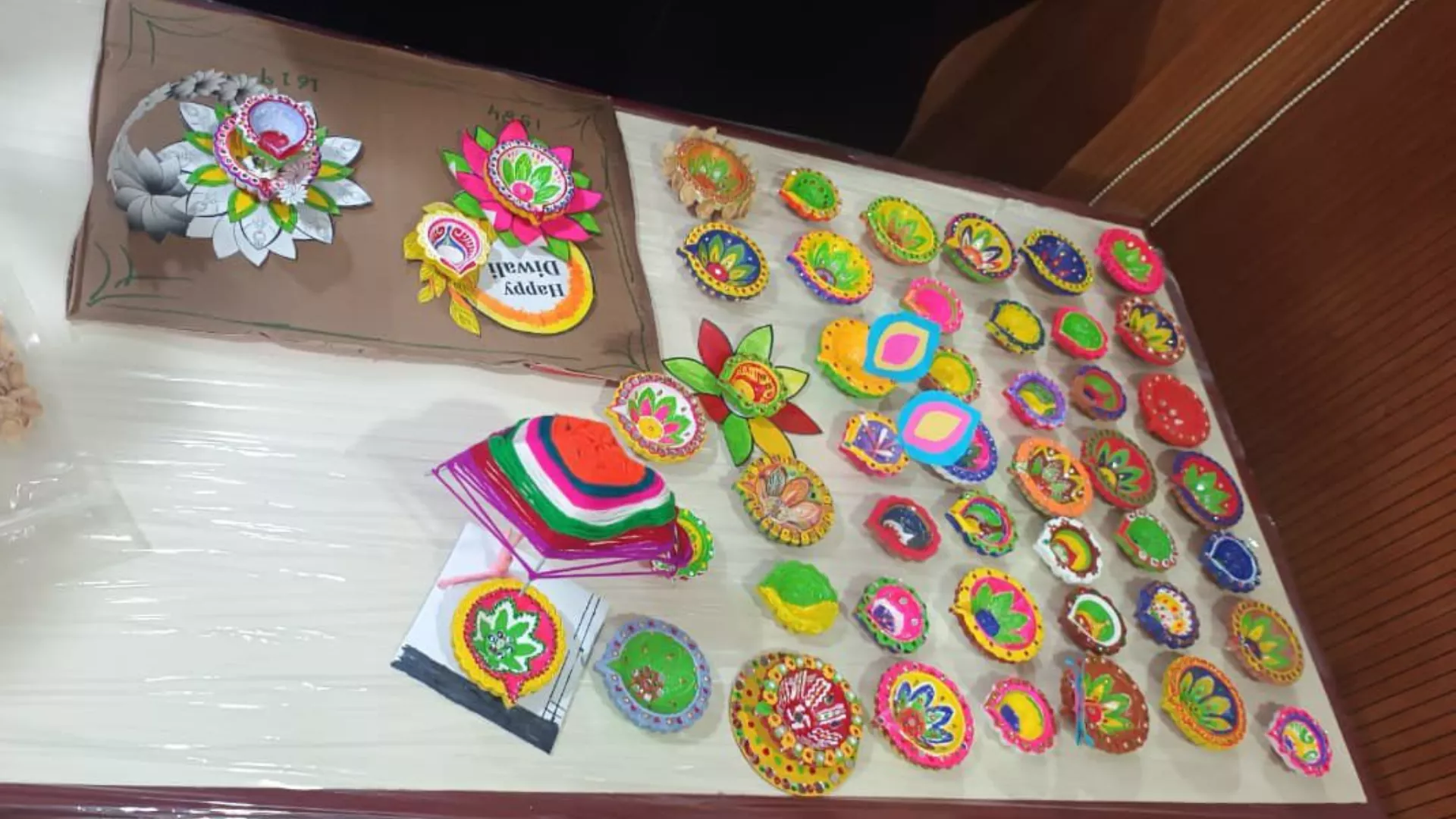Diya Decoration Celebration at Rotex