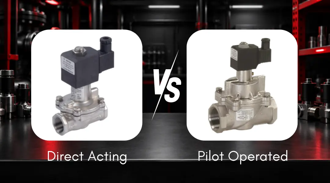 Direct Acting Solenoid Valves vs Pilot Operated Solenoid Valves: Engineering Selection Guide for Industrial Applications